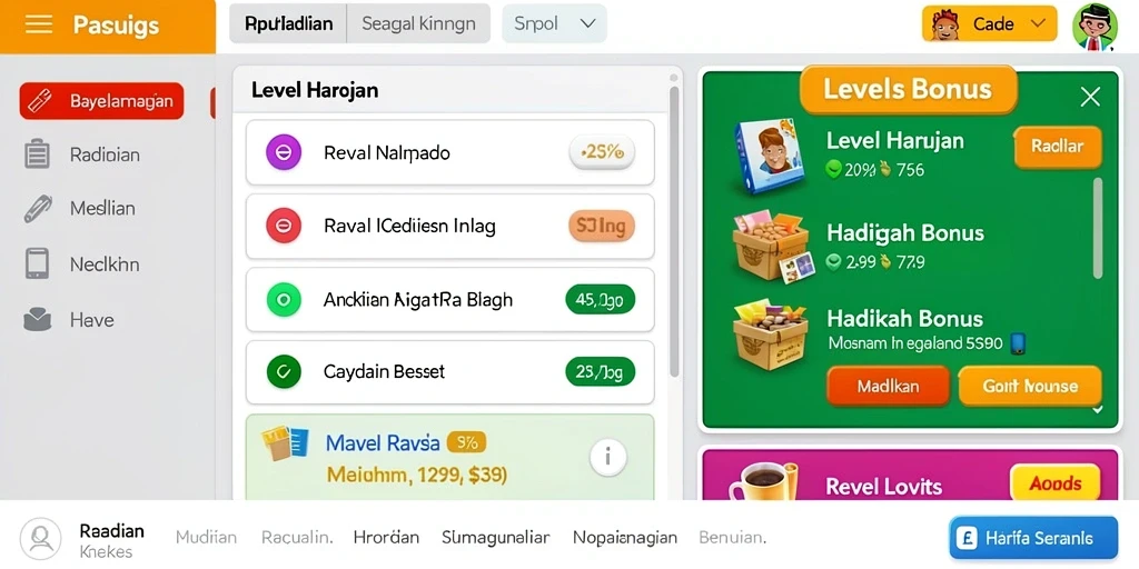Tangkapan layar menampilkan antarmuka permainan yang menarik.
