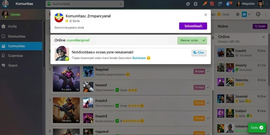 Tampilan antarmuka yang menarik dan user-friendly.