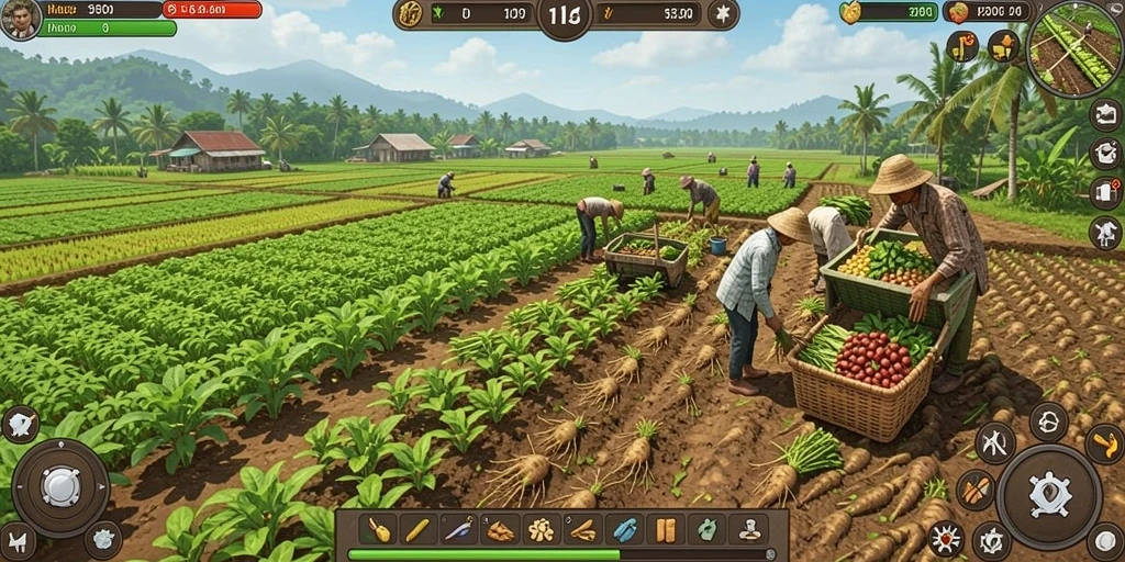Gambar menampilkan karakter utama di level pertama dengan grafik yang cerah.