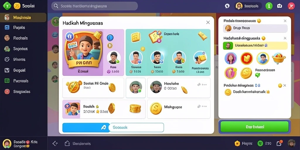 Tampilan antarmuka yang intuitif dan menarik.