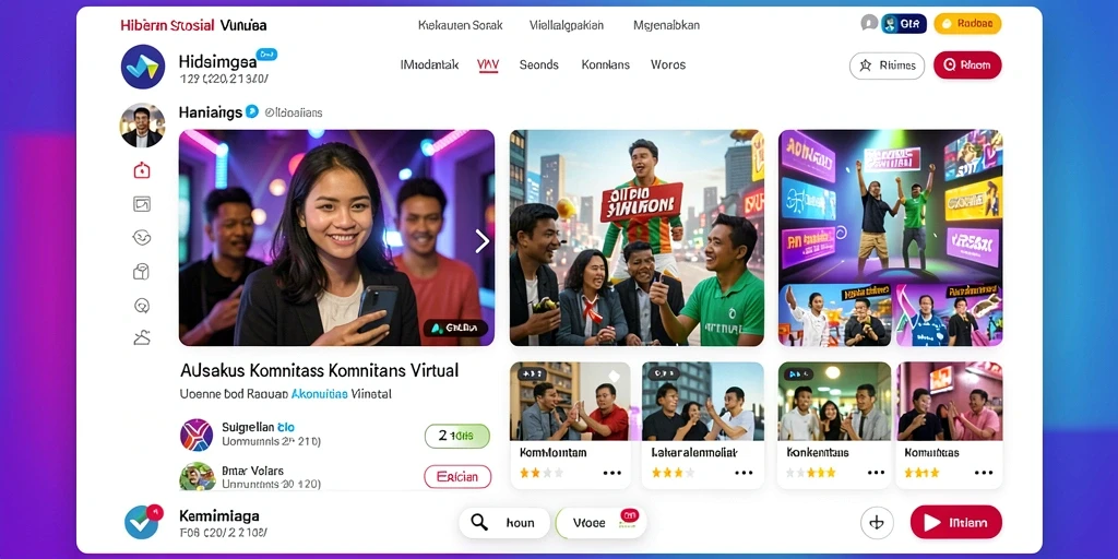 Tampilan awal game yang menarik perhatian.
