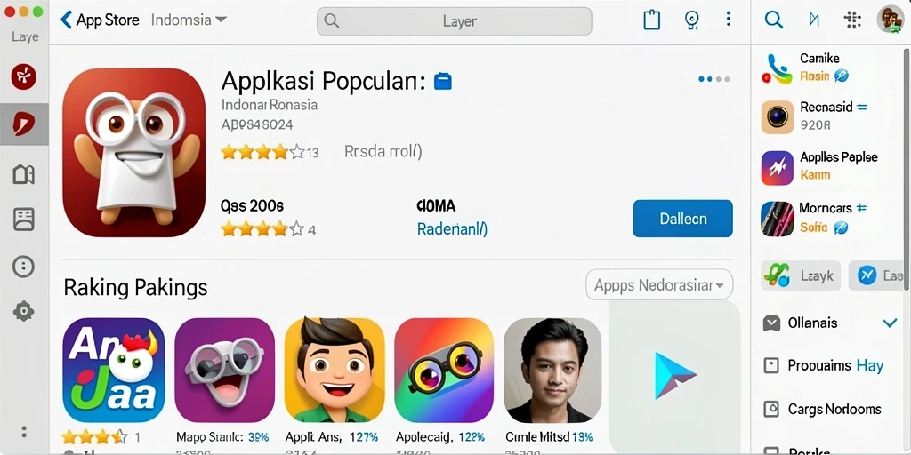 Tampilan awal permainan yang menarik dan mudah dipahami.