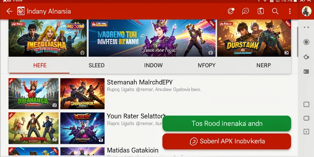 Screenshot karakter utama dalam aksi.