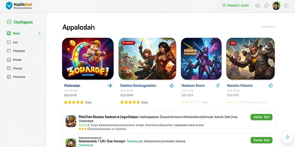 Tampilan antarmuka yang ramah pengguna.