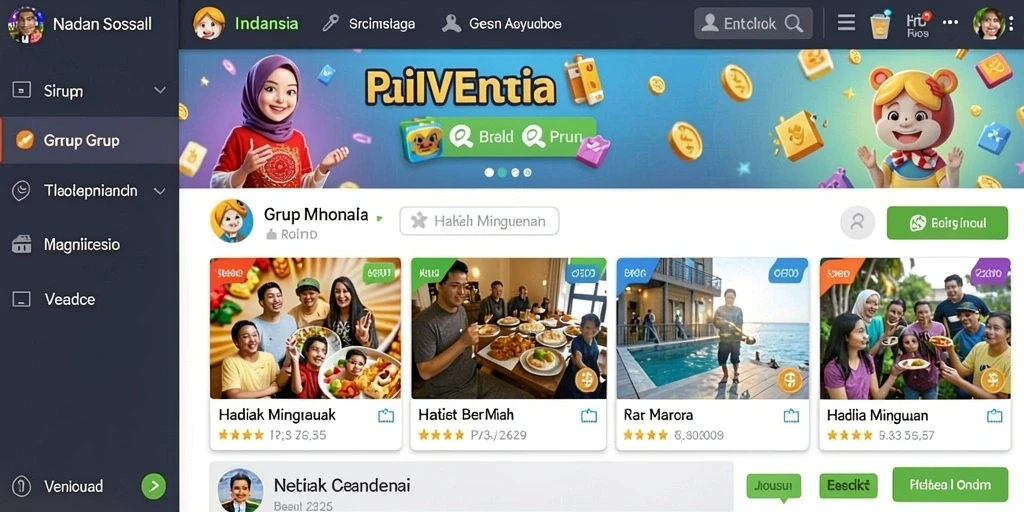 Antarmuka pengguna yang sederhana dan menarik.