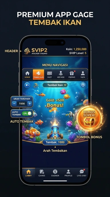 Cuplikan layar menu unduhan svip2 untuk perangkat Android